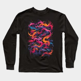 neon dragon oddity Long Sleeve T-Shirt